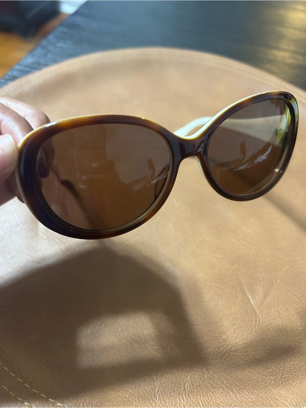 Women’s Oversized Brown Sunglasses - Classic Tortoise Frame